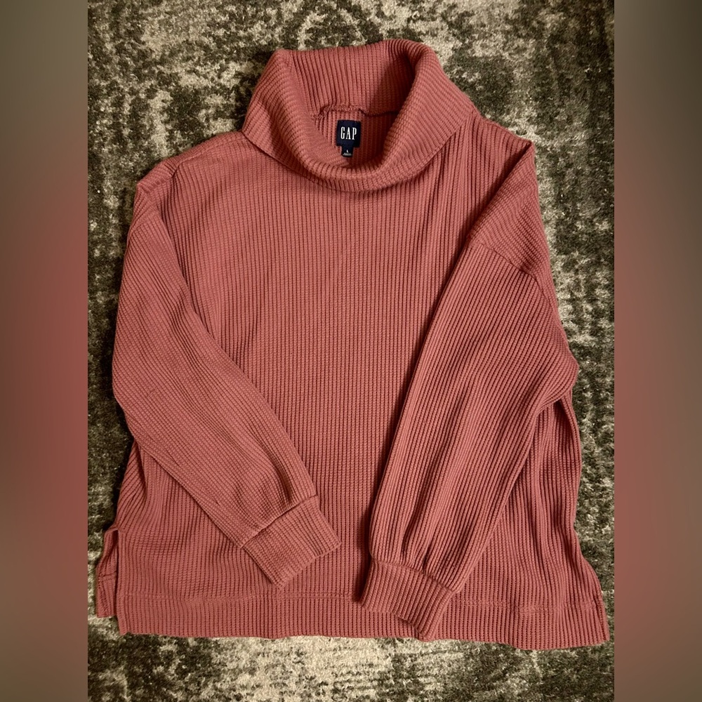 GAP waffle knit top, Large